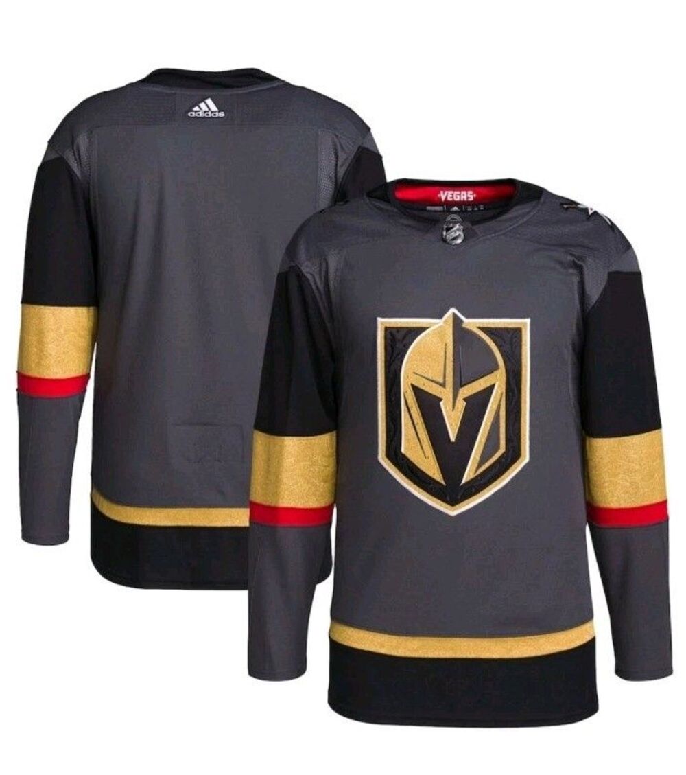 Size 54 Las Vegas Knights Adidas Primegreen Authentic Alt Jersey Stitched NWT